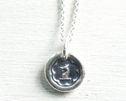 wolf wax seal pendant