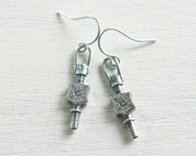 pocket watch earrings