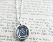 YOUR'S &c wax seal pendant