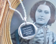 mourning necklace