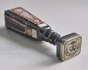 karlsbad pietra dura mosaic wax seal