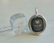 rose necklace