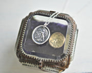 lion wax seal pendant
