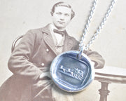 horse and buggy necklace