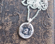 unicorn wax seal pendant