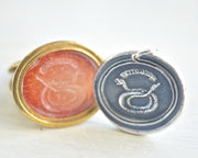 snake wax seal jewelry
