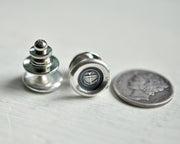 anchor wax seal tie tack pin - wax seal men's accessory