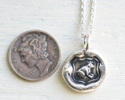frog prince wax seal pendant