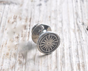 compass tie tack pin