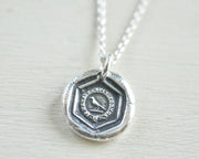 God feeds the ravens necklace