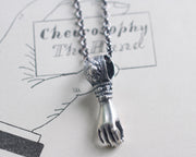 hand necklace