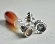 anchor wax seal tie tack