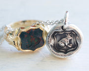 frog princess wax seal necklace