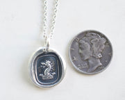 dragon wax seal pendant