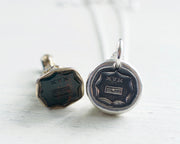 mum wax seal necklace