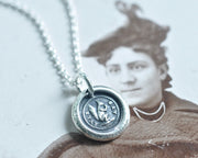 squirrel wax seal pendant