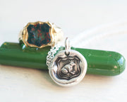 frog prince wax seal jewelry