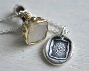flower wax seal jewelry