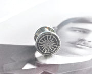 compass wax seal tie tack