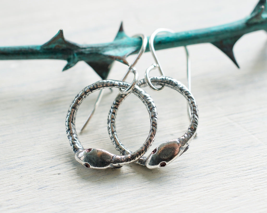 ouroboros earrings