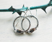 ouroboros earrings