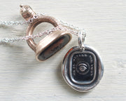 eye wax seal jewelry