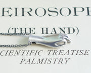hand necklace pendant