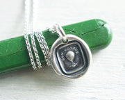 hot air balloon wax seal pendant