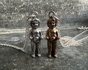 frozen charlotte doll necklace