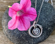 ouroboros snake and skull necklace