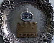 dachshund wax seal necklace pendant - dog lover jewelry