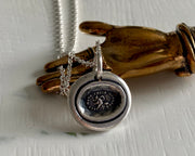 witch wax seal pendant
