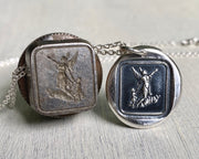 guardian angel wax seal jewelry