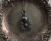 black widow spider pendant
