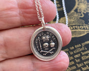 memento mori pendant