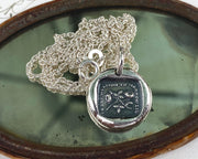 rose wax seal pendant