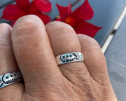 skull ring - mourning ring - memento mori