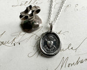 bleeding heart wax seal jewelry