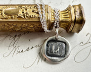 dog wax seal necklace