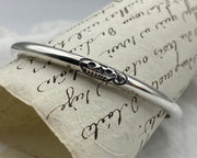 skull bangle bracelet