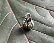 silver pumpkin charm