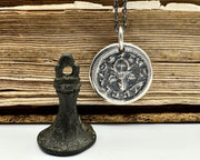 medieval wax seal jewelry