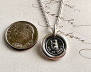bear ME IN MIND wax seal necklace