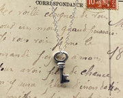 skeleton key necklace