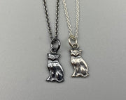 cat necklace charm