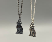 cat necklace charm