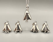 ghost with legs charm