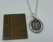 tiny phoenix necklace