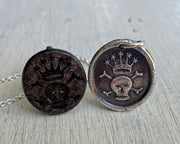 skull wax seal jewelry