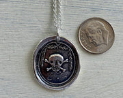 skull wax seal jewelry